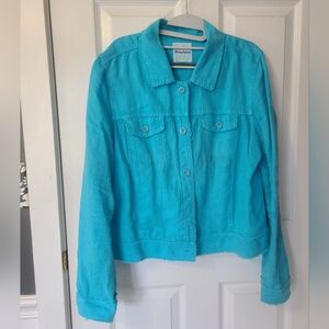 Tommy Bahama Women's Blue Denim Jacket